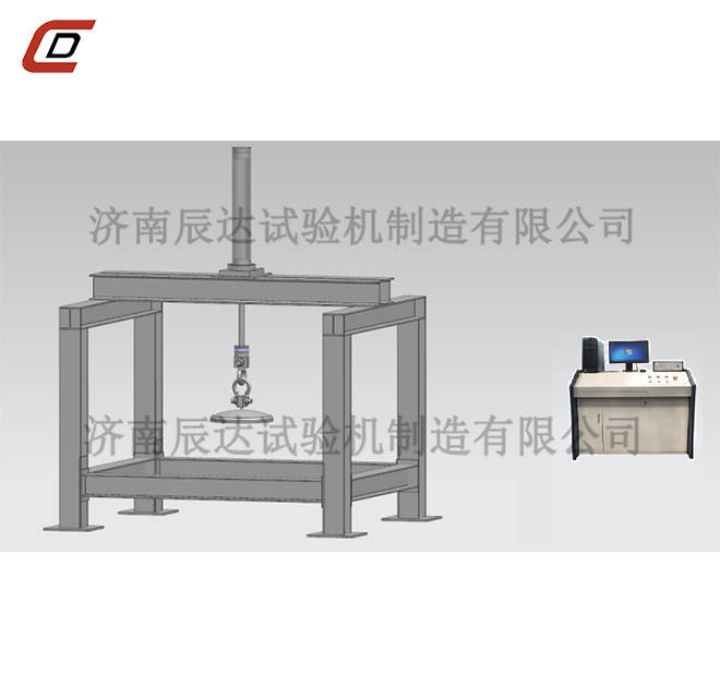 邊坡柔性防護網系統抗頂破力試驗機的工作原理是什么？